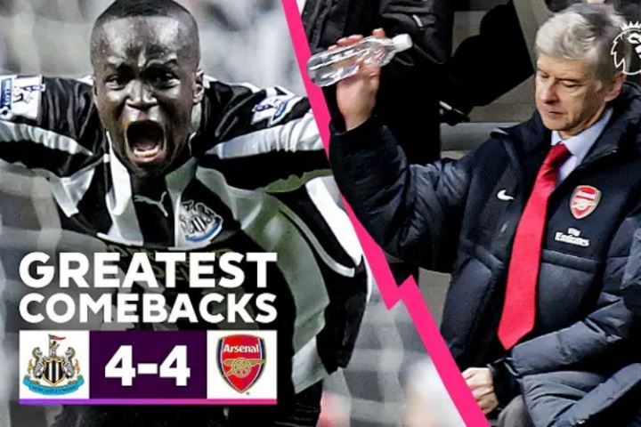 惊天翻盘！11年英超，蒂奥特世界波绝平，纽卡连进4球4-4扳平枪手