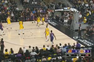 太阳精妙配合晃晕布朗尼和艾顿！湖人喊停！