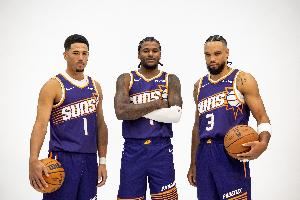 太阳vs快船首发：狄龙伤停6场后复出 布克&杰伦·格林&阿伦&马威